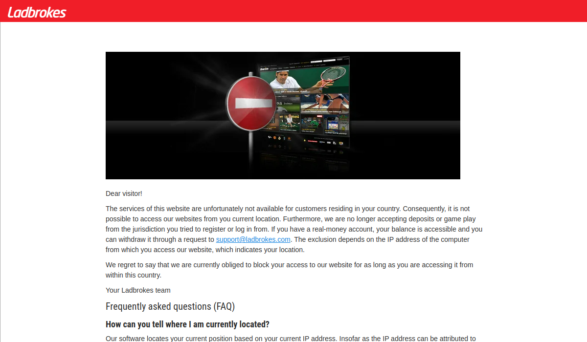 Ladbrokes Casino homepage screenshot